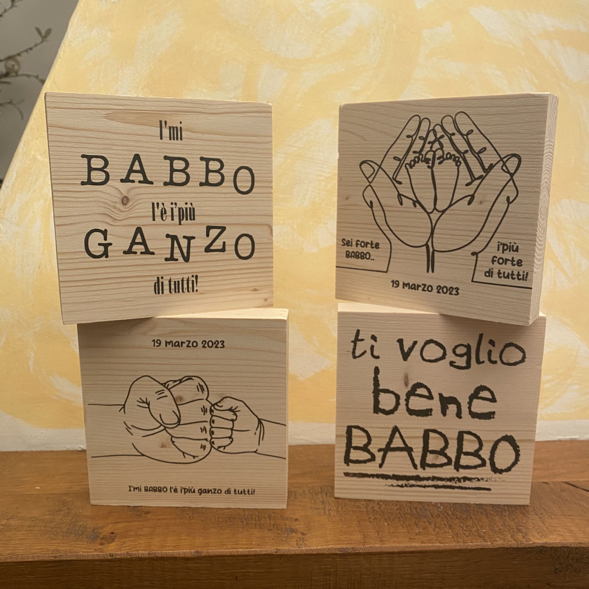 TI VOGLIO BENE BABBO! LEGNETTO
