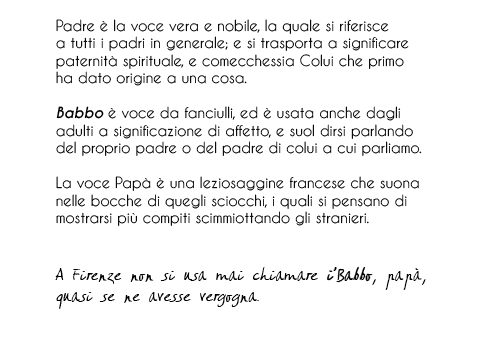 Babbo spiegazione origine 2°versione - poster fiorentini - poster firenze - regalo fiorentino - fiorentino  - foppeddittelo