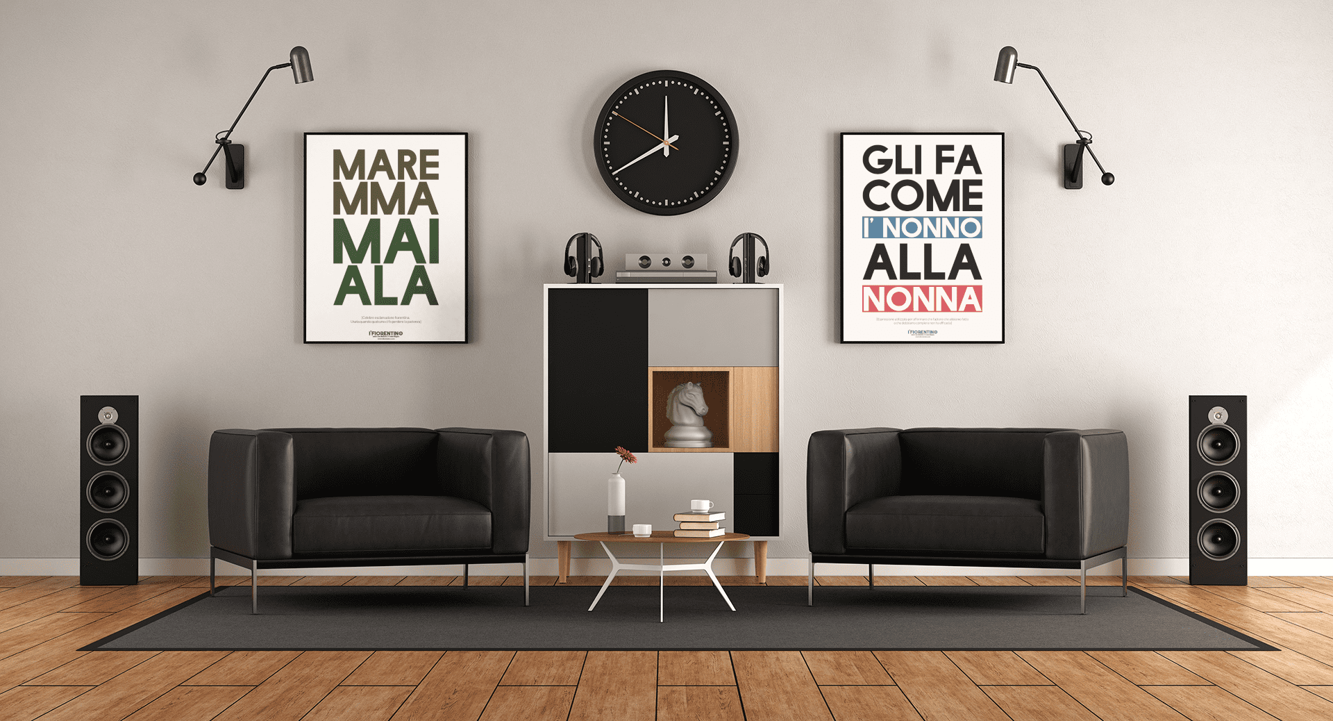 IL NONNO ALLA NONNA - poster fiorentini - poster firenze - regalo fiorentino - fiorentino  - foppeddittelo