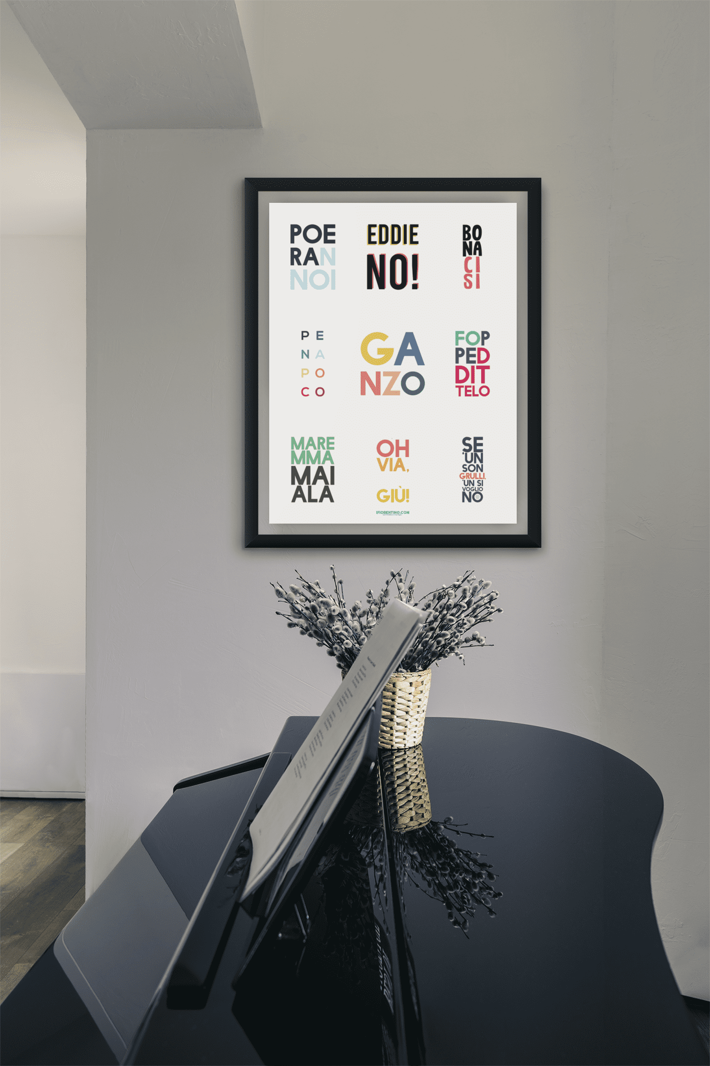 I DETTI FIORENTINI PIÚ BELLI - poster fiorentini - poster firenze - regalo fiorentino - fiorentino  - foppeddittelo
