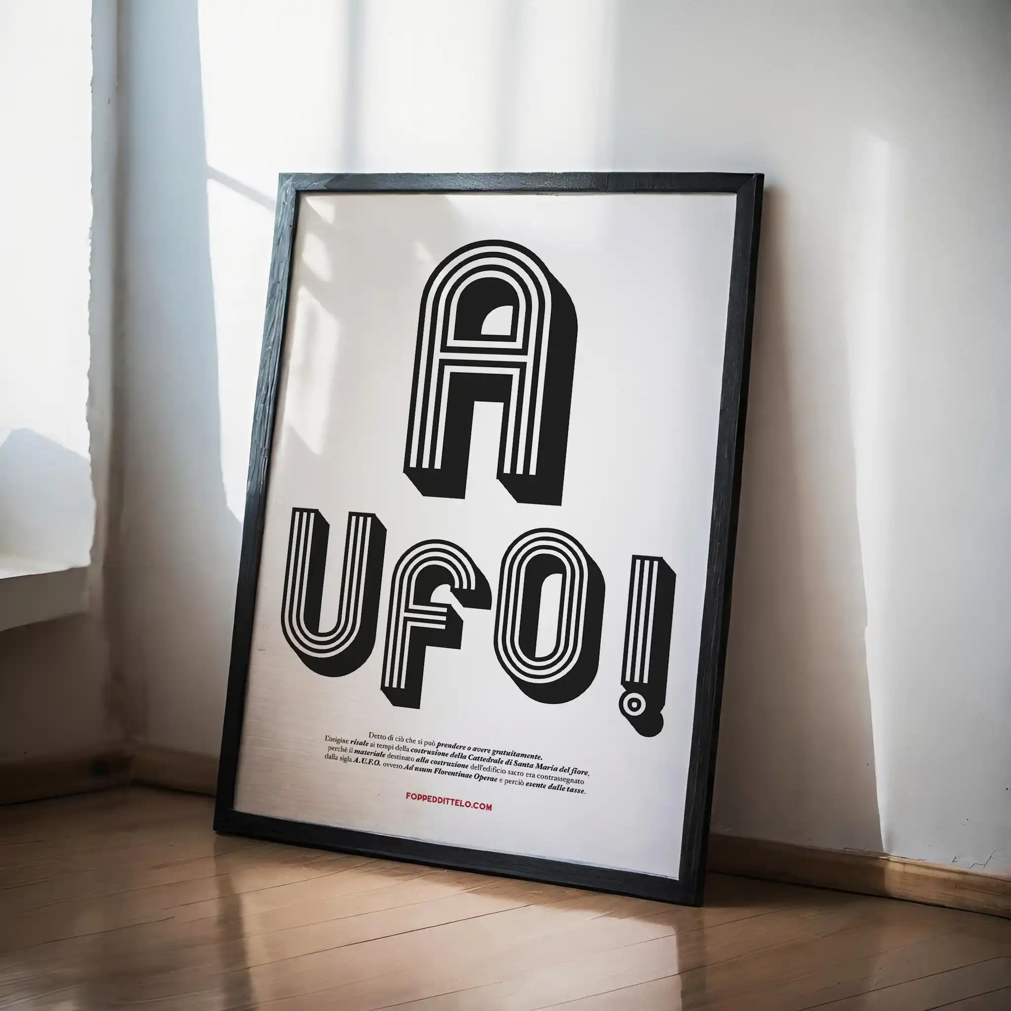 A UFO!