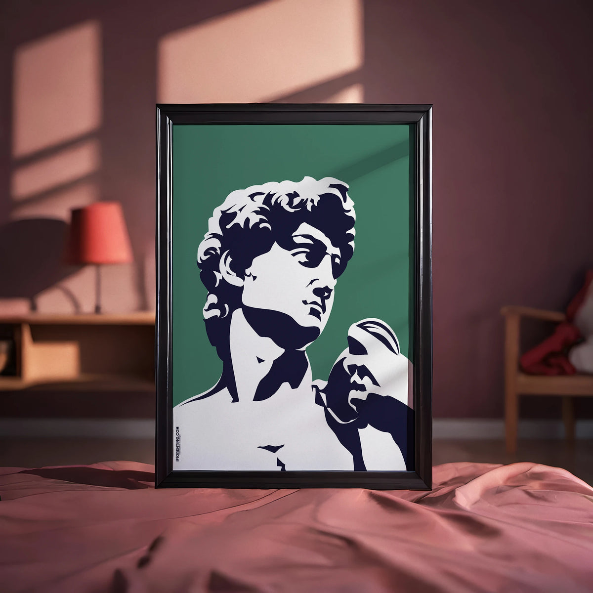 DAVID di Michelangelo varie colorazioni - poster fiorentini - poster firenze - regalo fiorentino - fiorentino  - foppeddittelo