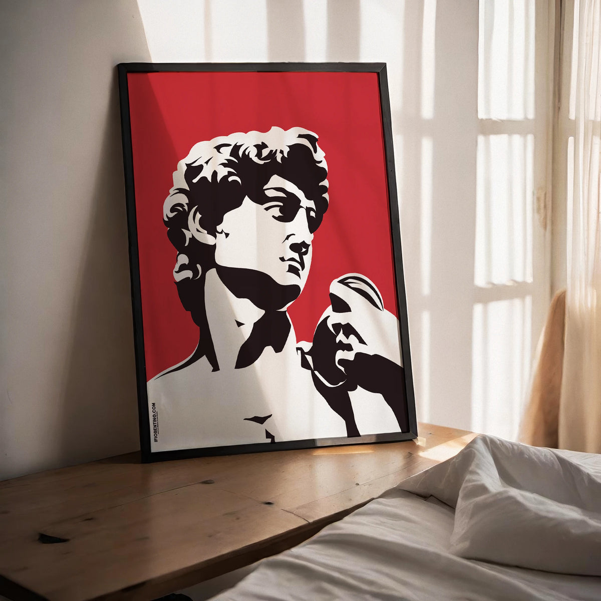 DAVID di Michelangelo varie colorazioni - poster fiorentini - poster firenze - regalo fiorentino - fiorentino  - foppeddittelo