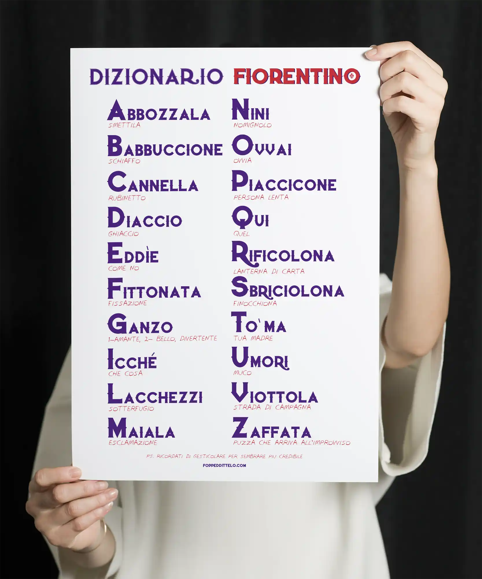 DIZIONARIO FIORENTINO