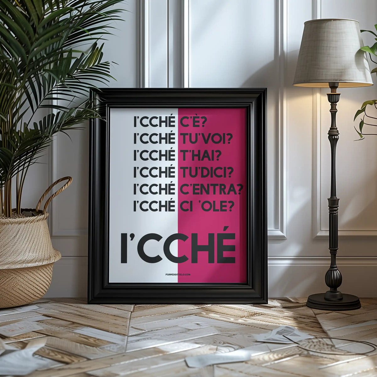 I'CCHÉ - poster fiorentini - poster firenze - regalo fiorentino - fiorentino - foppeddittelo