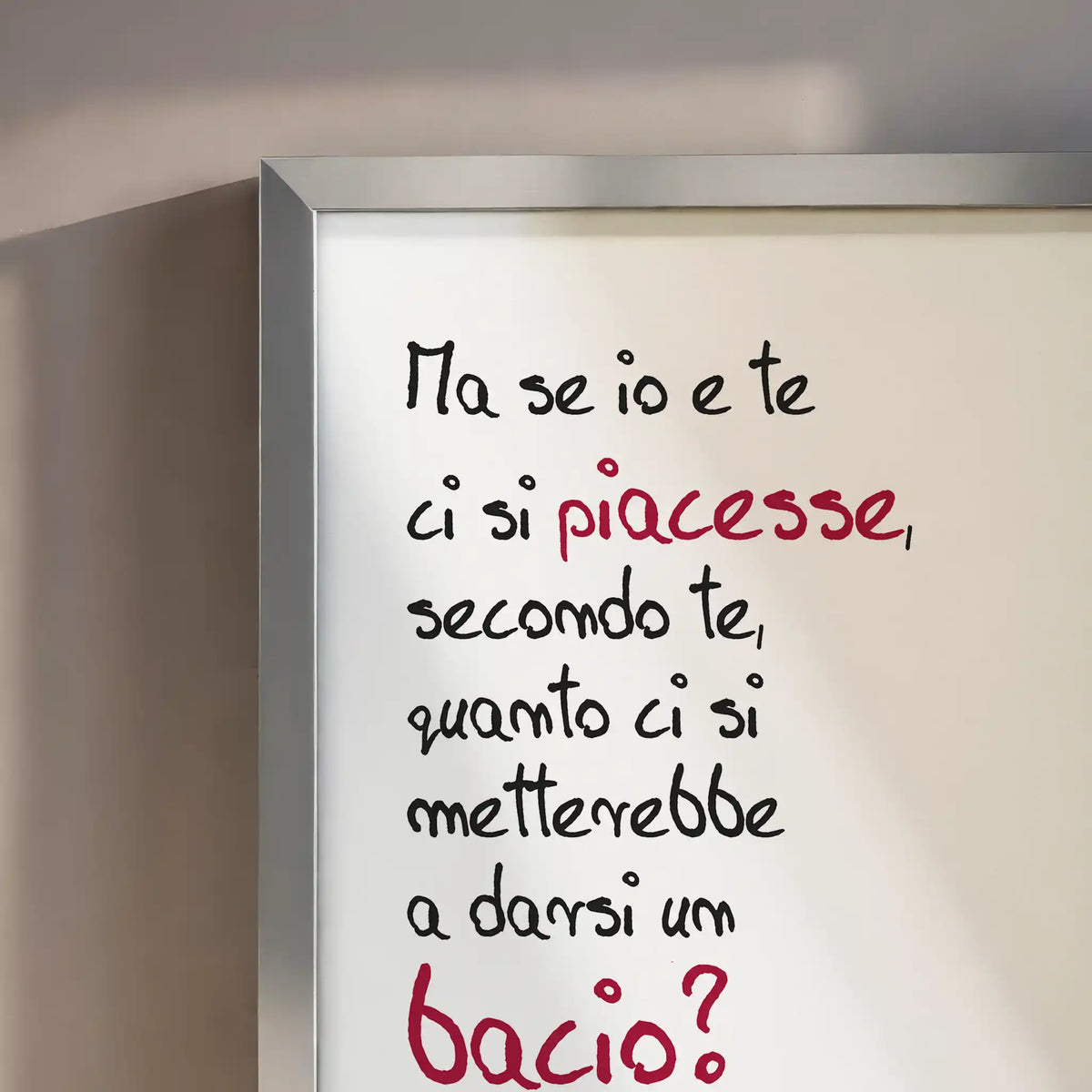MA SE IO E TE CI SI PIACESSE? - poster fiorentini - poster firenze - regalo fiorentino - fiorentino  - foppeddittelo