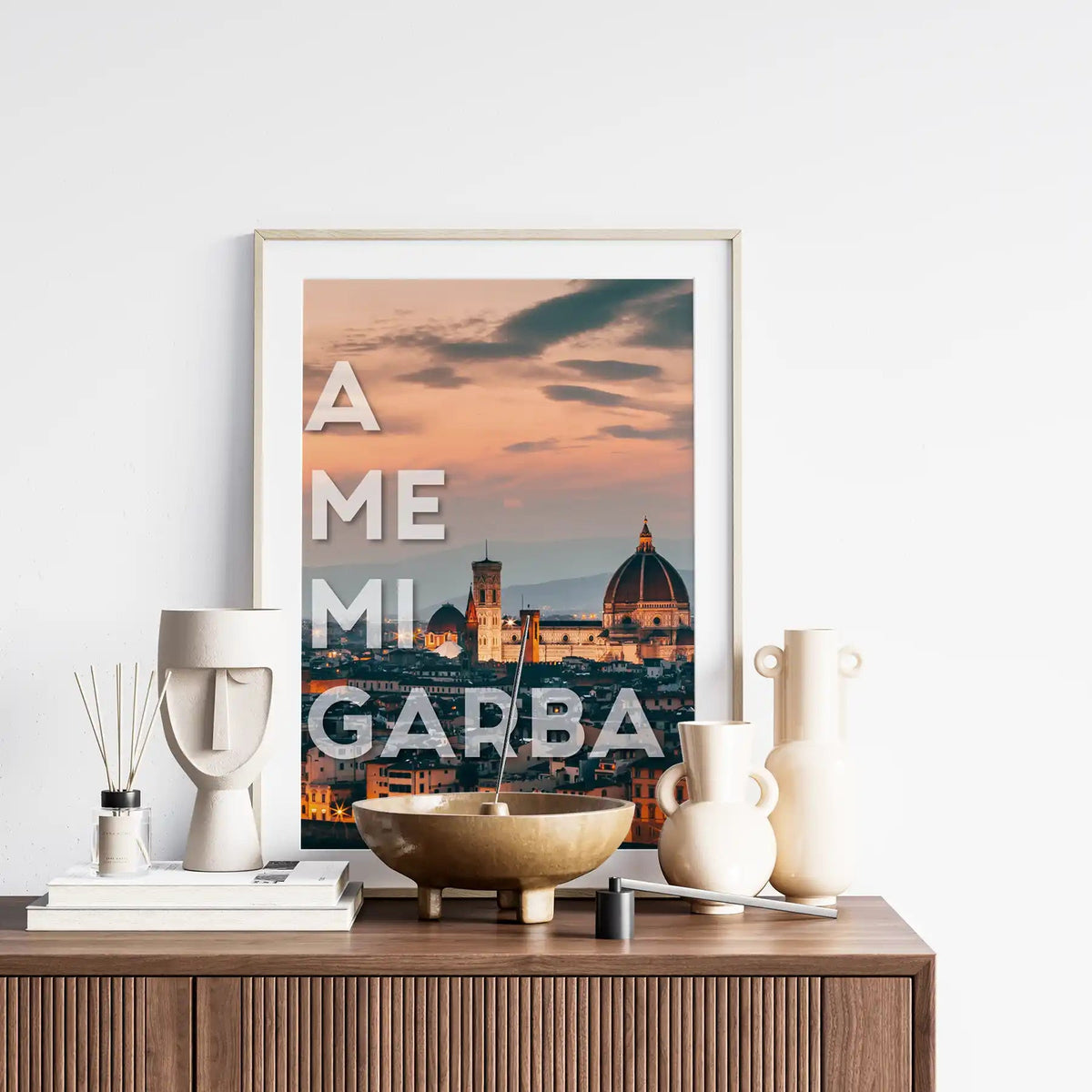A ME MI GARBA - poster fiorentini - poster firenze - regalo fiorentino - fiorentino - foppeddittelo