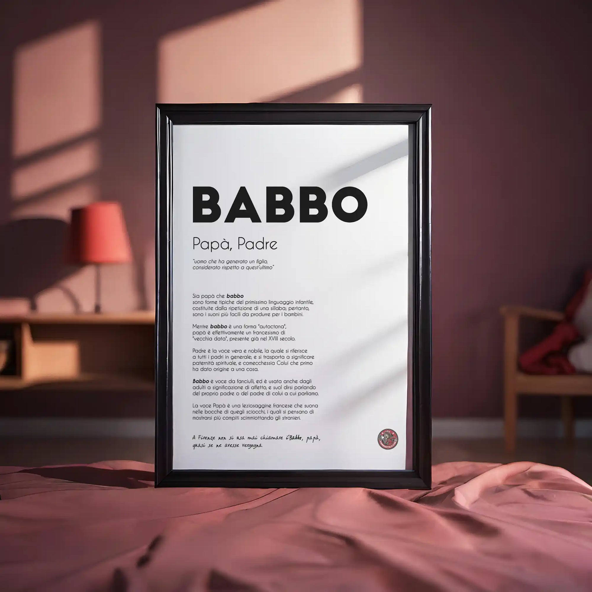 Babbo spiegazione origine 2°versione