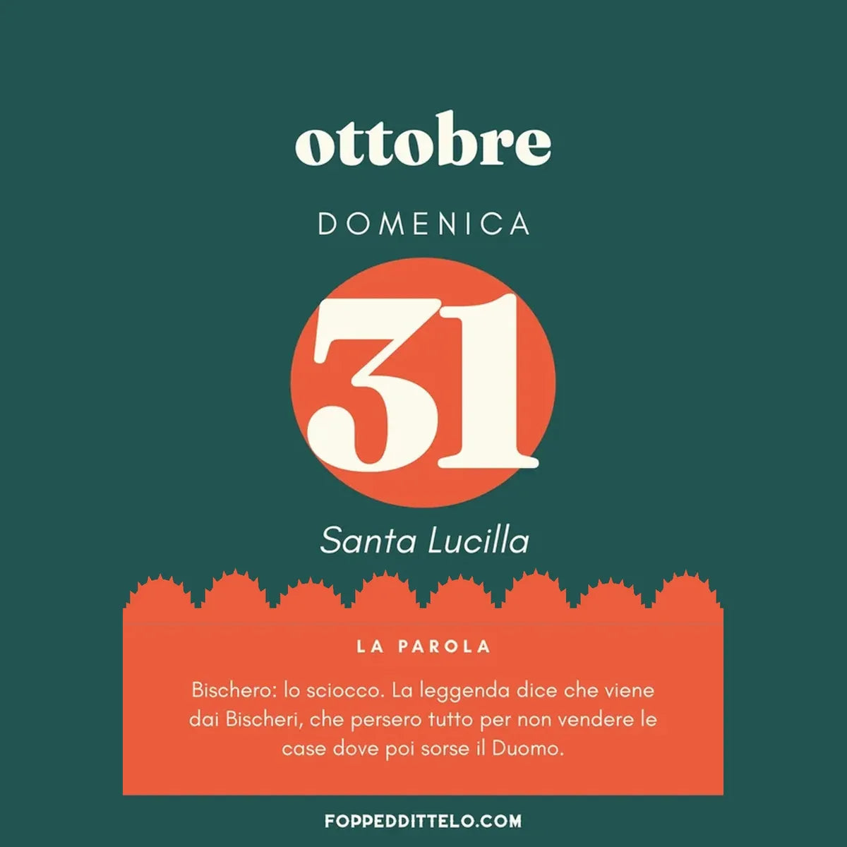 Foglio del 31 ottobre: la parola «bischero» e la sua storia