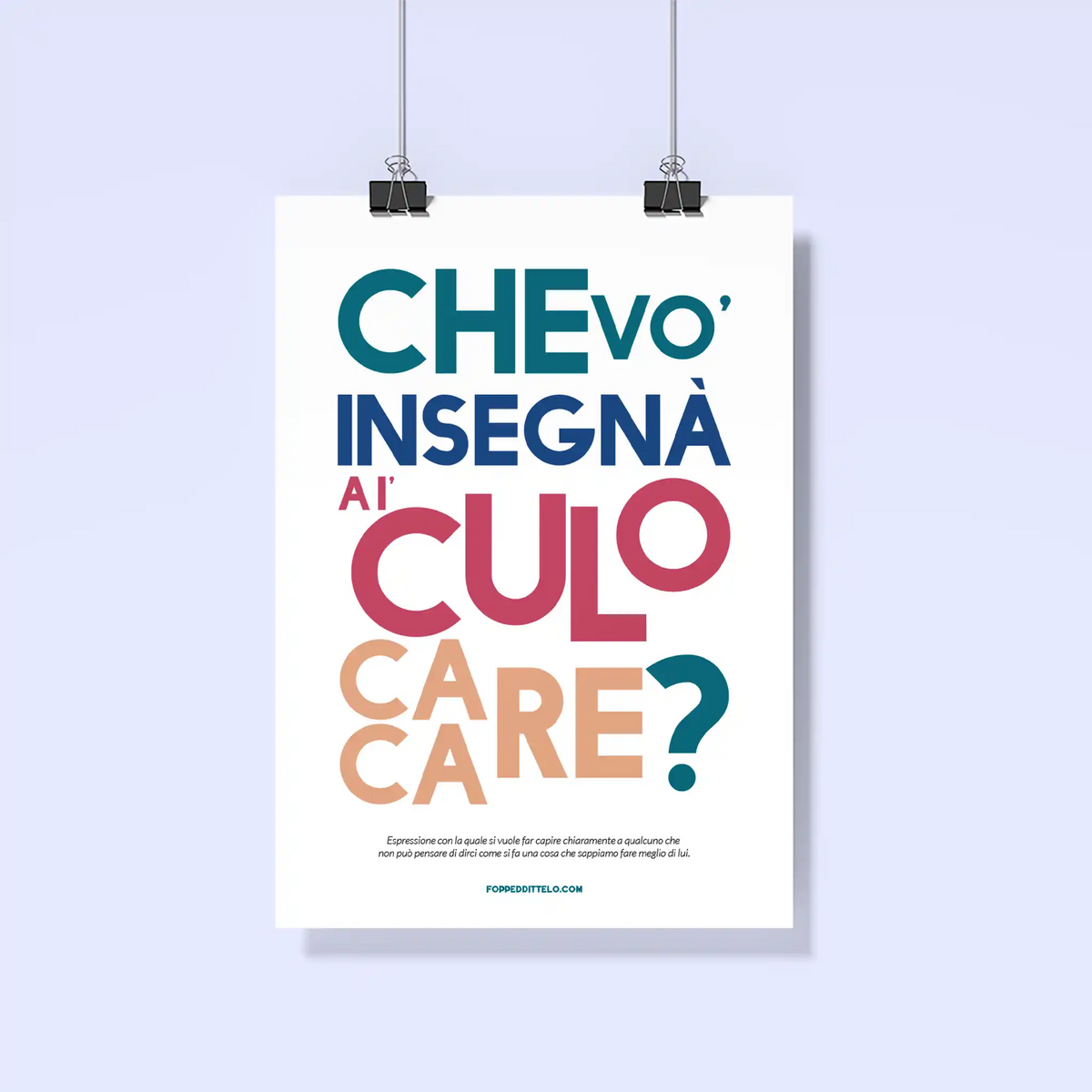 CHE VUOI INSEGNARE..
