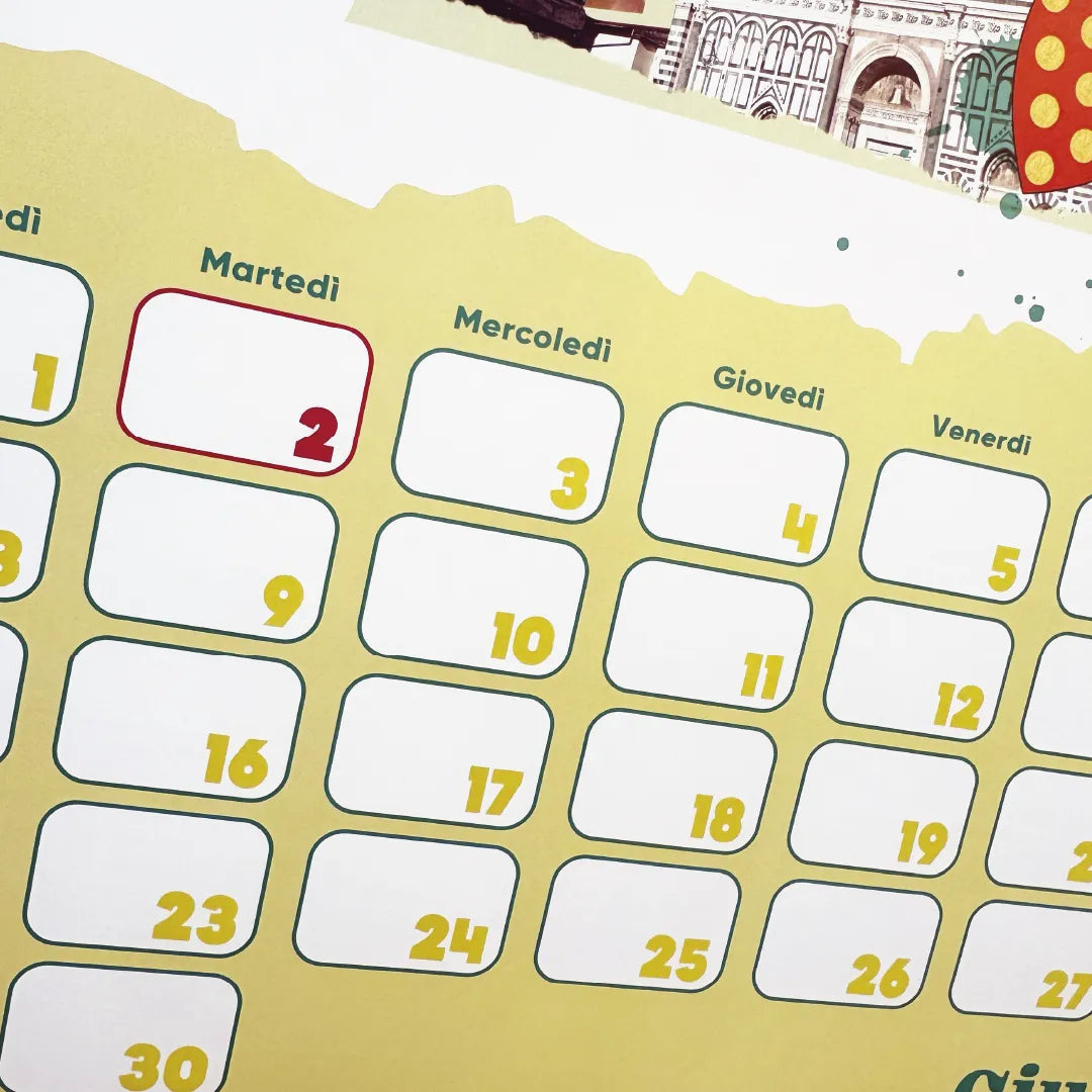 CALENDARIO 2026 - poster fiorentini - poster firenze - regalo fiorentino - fiorentino - foppeddittelo