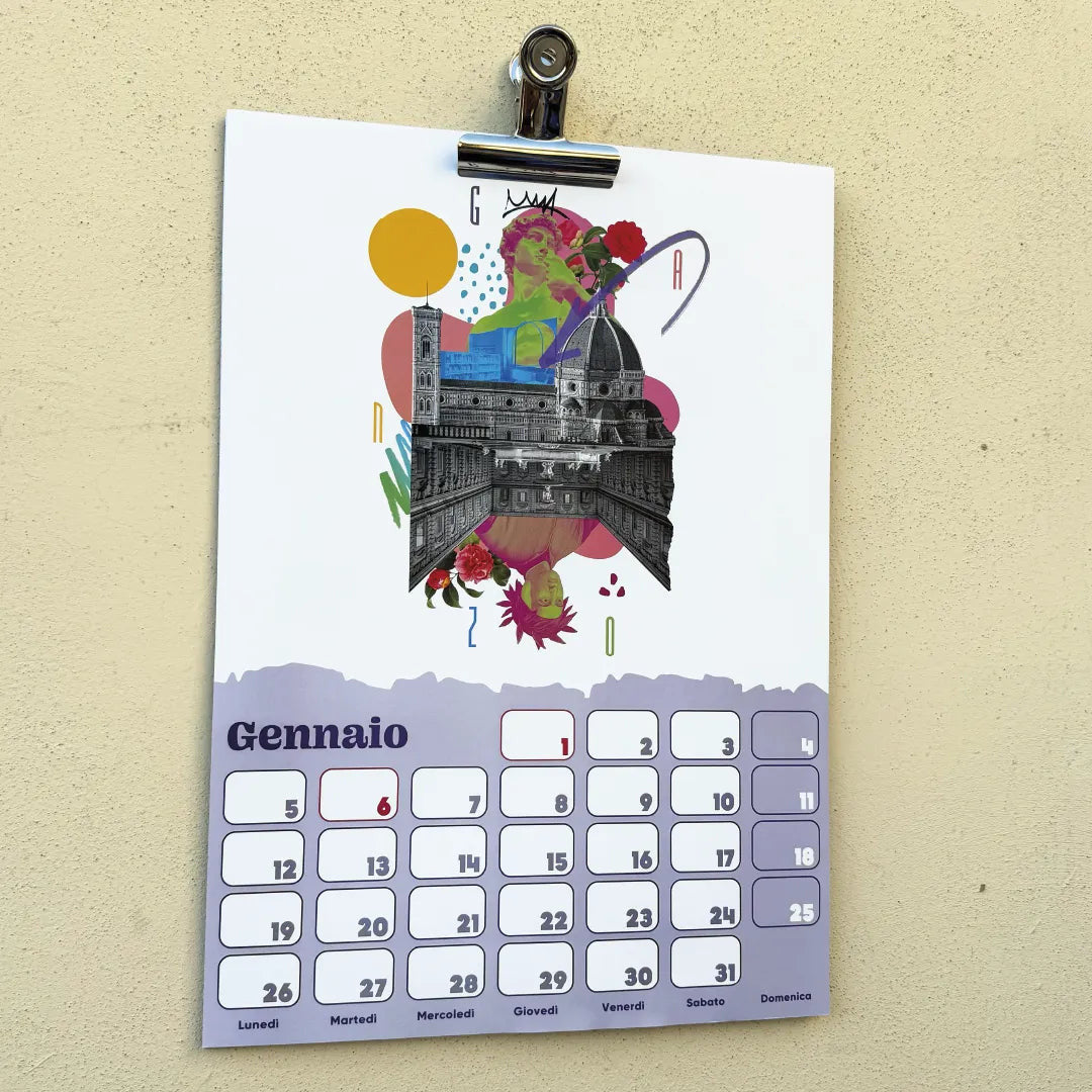 CALENDARIO 2026 - poster fiorentini - poster firenze - regalo fiorentino - fiorentino - foppeddittelo