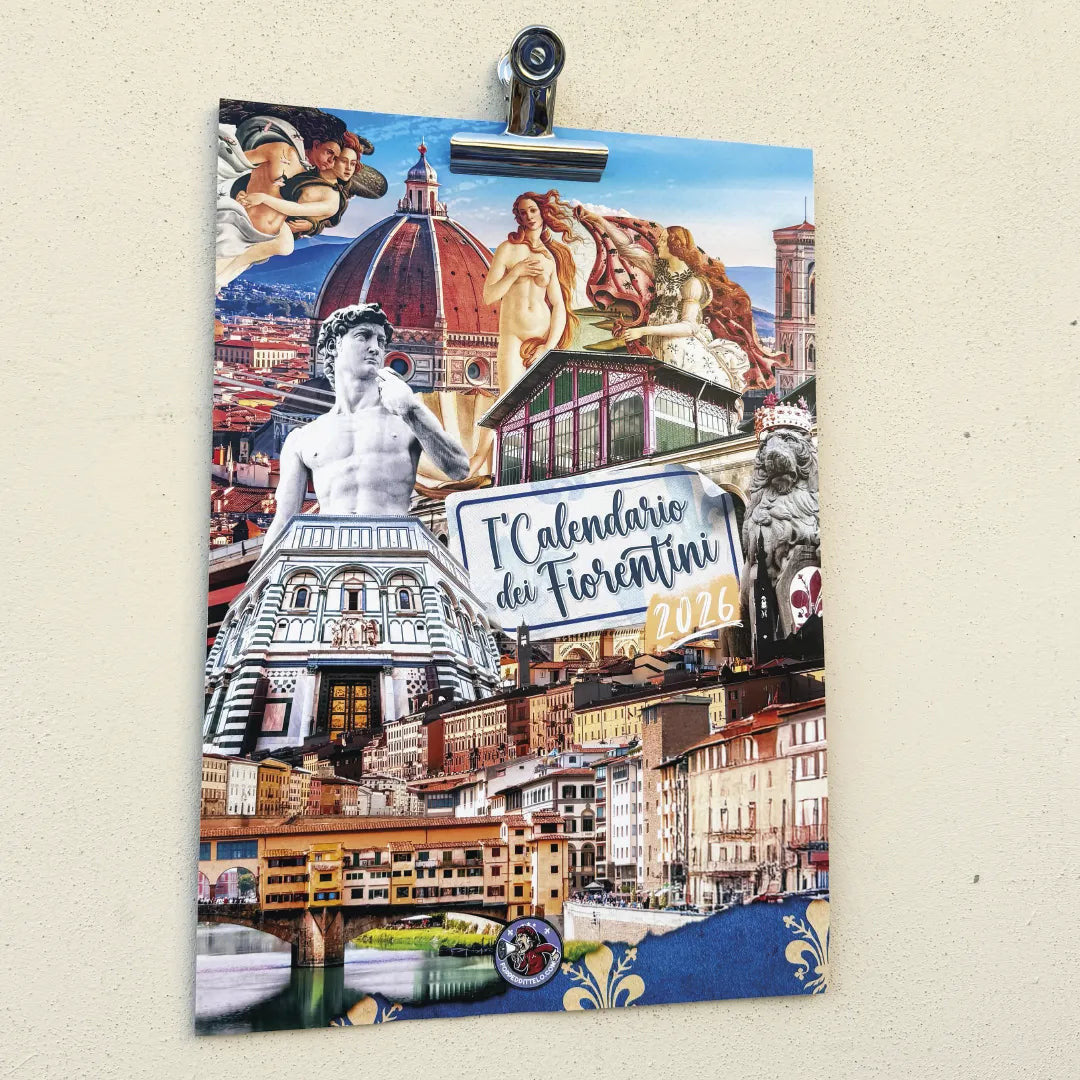 CALENDARIO 2026 - poster fiorentini - poster firenze - regalo fiorentino - fiorentino - foppeddittelo