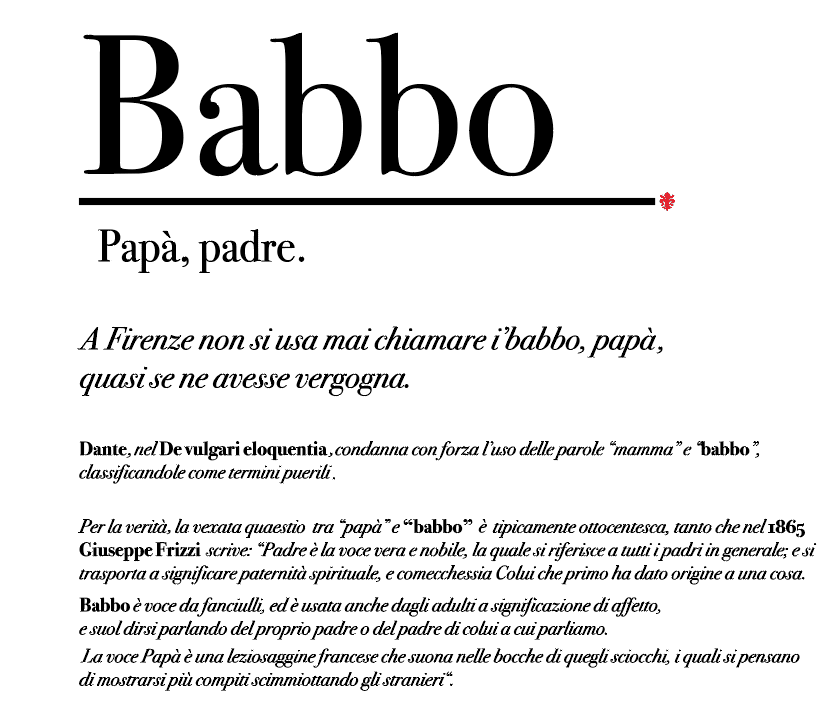 BABBO spiegazione origine - poster fiorentini - poster firenze - regalo fiorentino - fiorentino  - foppeddittelo