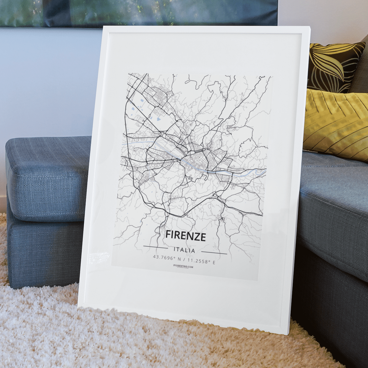 MAPPA di FIRENZE - poster fiorentini - poster firenze - regalo fiorentino - fiorentino  - foppeddittelo