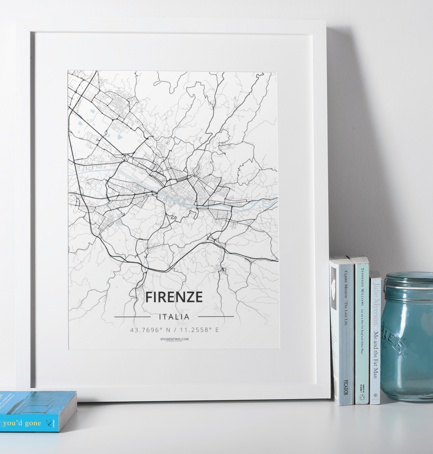 MAPPA di FIRENZE - poster fiorentini - poster firenze - regalo fiorentino - fiorentino  - foppeddittelo