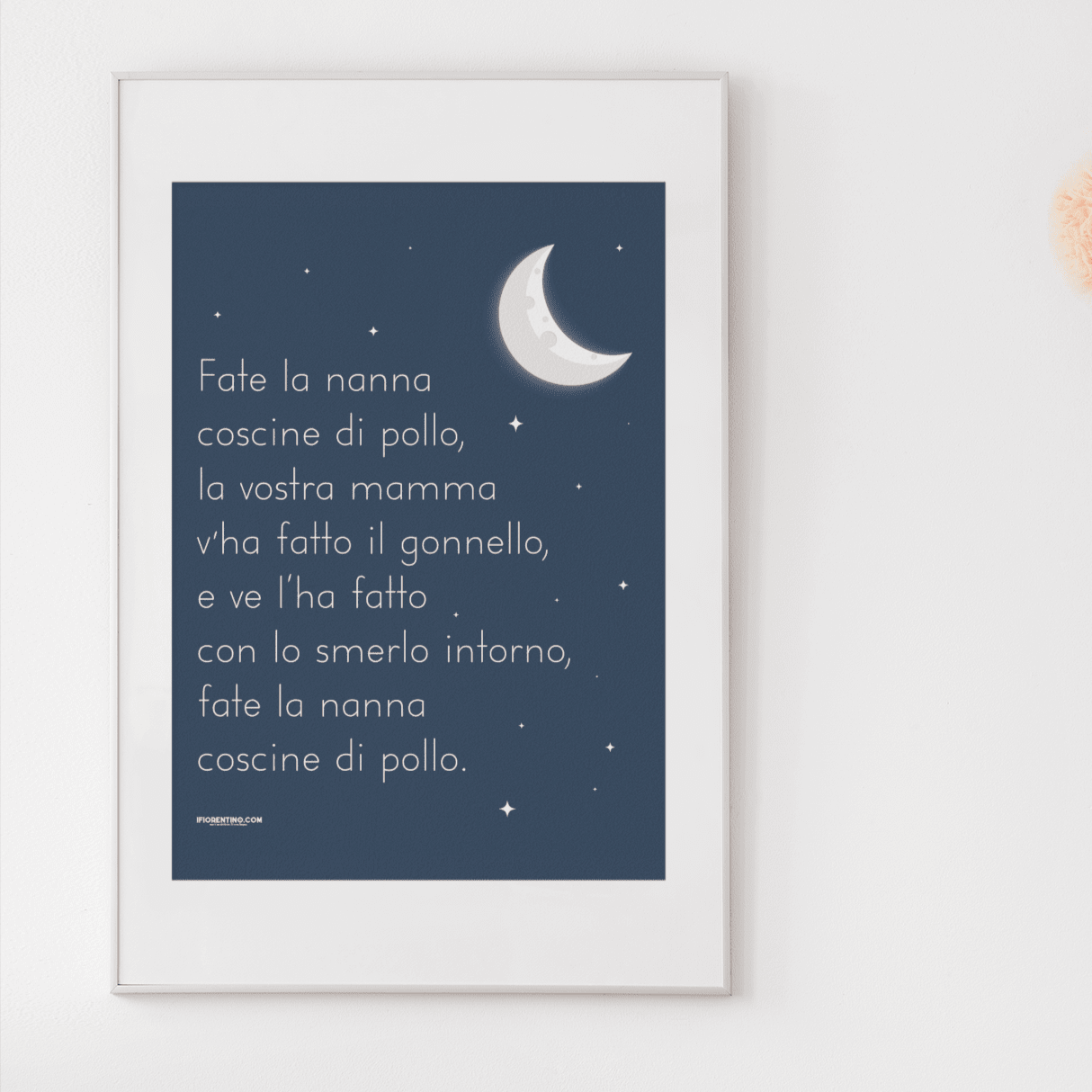FATE LA NANNA COSCINE DI POLLO - poster fiorentini - poster firenze - regalo fiorentino - fiorentino  - foppeddittelo