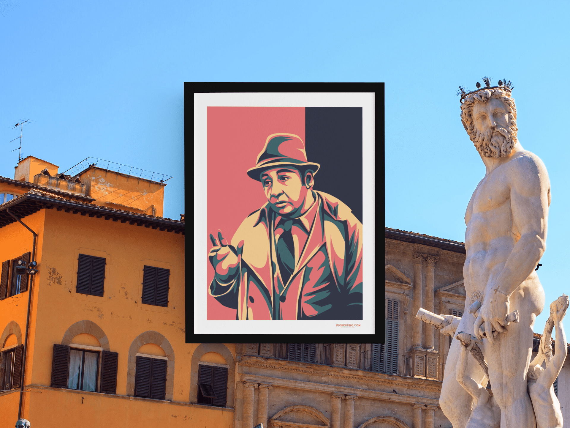 IL PEROZZI - poster fiorentini - poster firenze - regalo fiorentino - fiorentino  - foppeddittelo