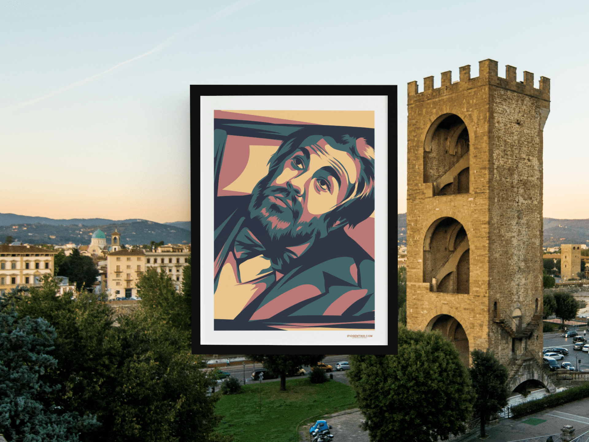 IL MELANDRI - poster fiorentini - poster firenze - regalo fiorentino - fiorentino  - foppeddittelo