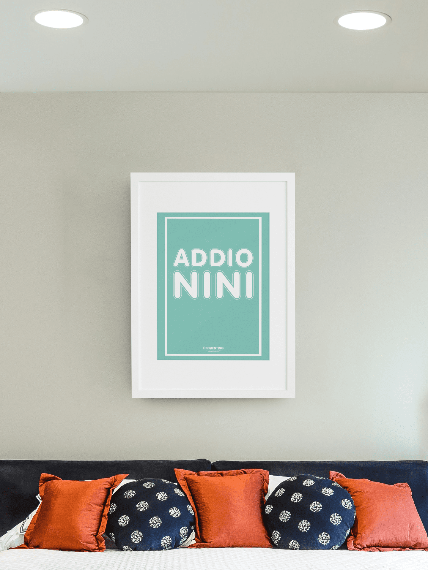 ADDIO NINI - poster fiorentini - poster firenze - regalo fiorentino - fiorentino  - foppeddittelo