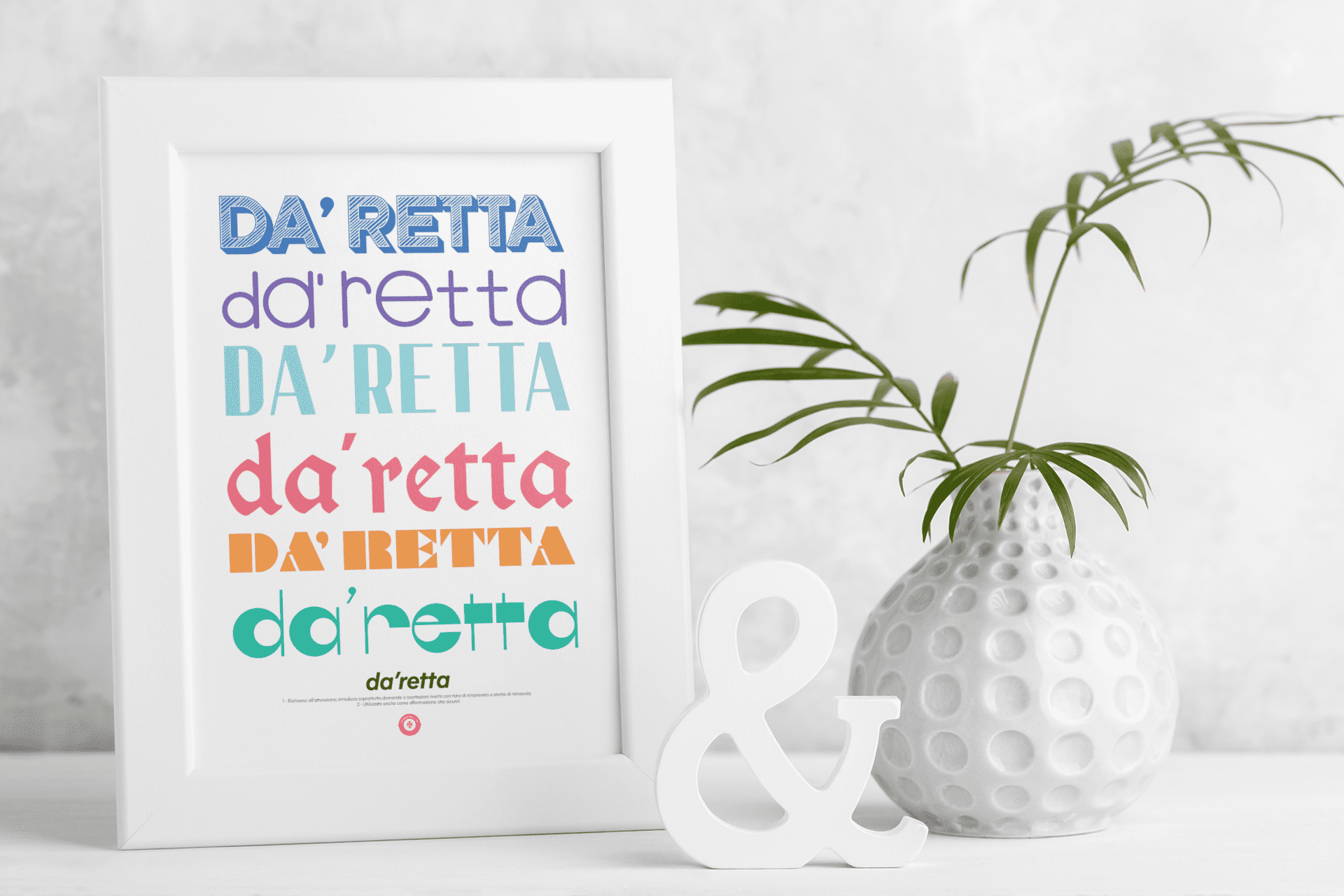 DA'RETTA! - poster fiorentini - poster firenze - regalo fiorentino - fiorentino  - foppeddittelo