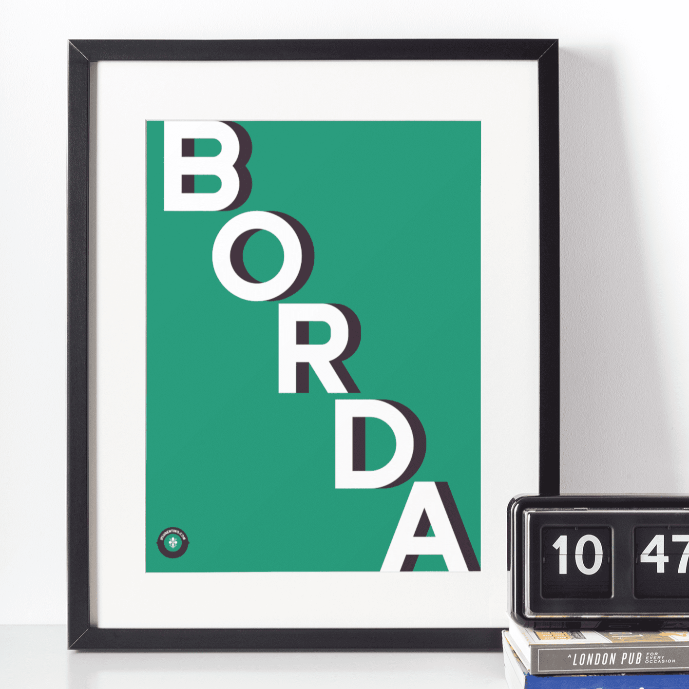 BORDA - poster fiorentini - poster firenze - regalo fiorentino - fiorentino  - foppeddittelo